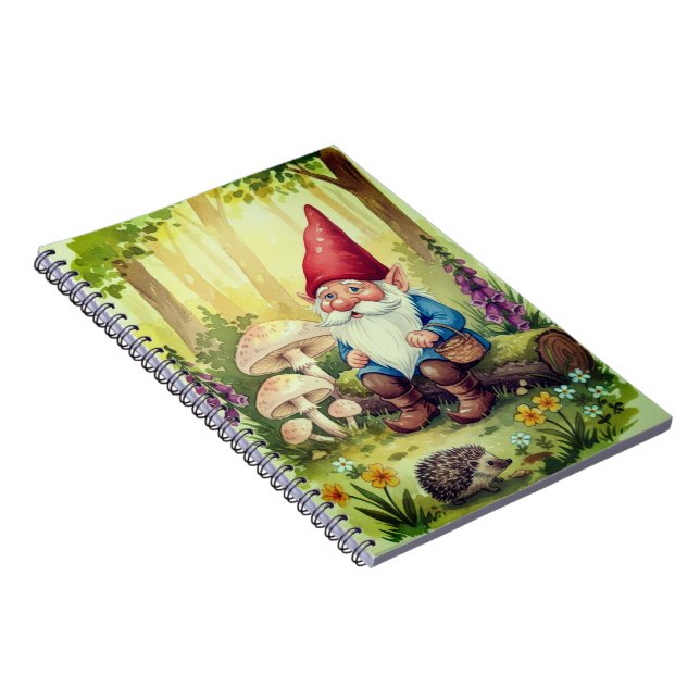 Carnet bloc-notes de lutin fantaisiste de la forêt (Côté Droit)