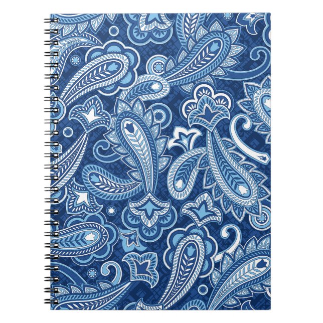 Carnet Bloc-notes d'impression Paisley (Devant)