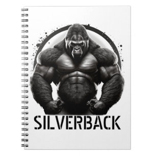 Carnet Bloc-notes du logo de Silverback Gorilla