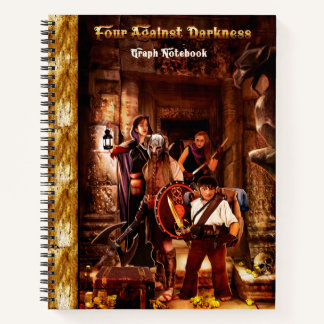 Carnet Bloc-notes en spirale Four Against Darkness