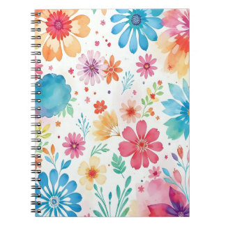 Carnet bloc-notes floral