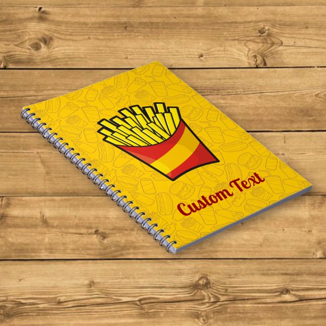 Carnet Bloc-notes French Fries (Créateur téléchargé)