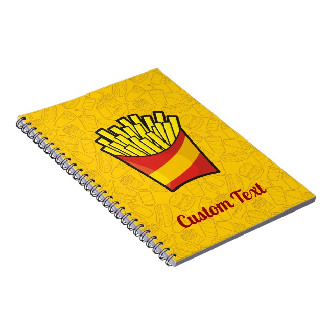 Carnet Bloc-notes French Fries (Côté Droit)