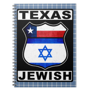 Carnet Bloc-notes juif américain du Texas