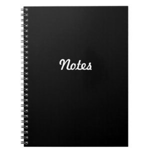 Carnet Bloc-notes noir