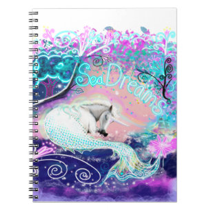 Carnet Bloc-notes Sea Dreams Unicorn Art