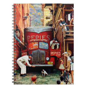 Carnet Bloc routier par Norman Rockwell
