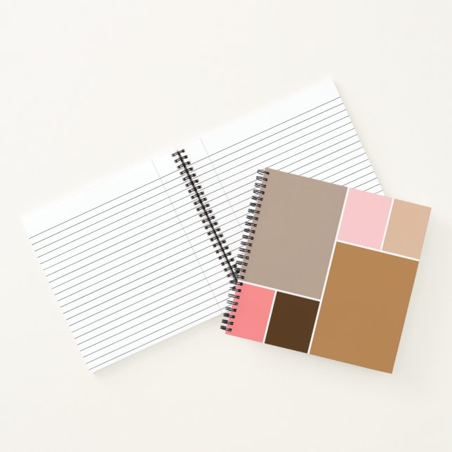 Carnet Blocs de couleurs de coquillage (Intérieur)