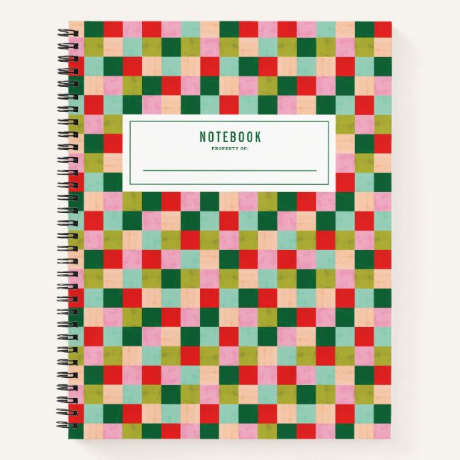 Carnet Blocs de couleurs Joyeuses et lumineuses (Devant)