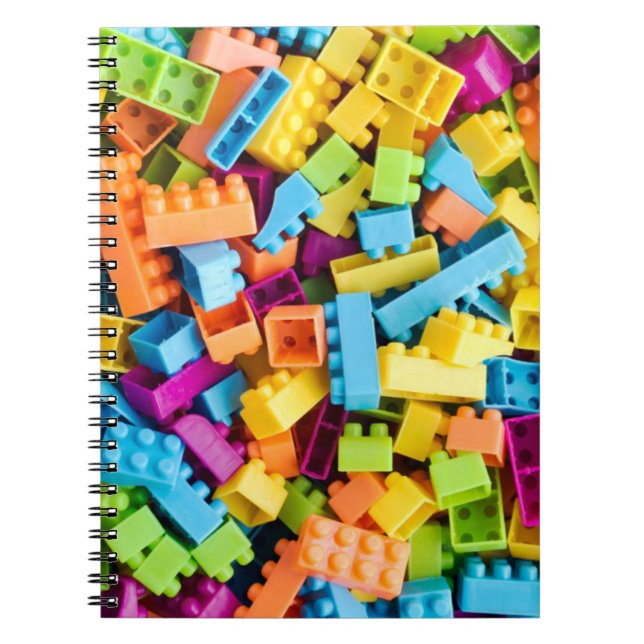 Carnet Blocs en plastique néon (Devant)