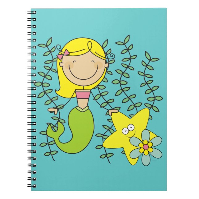 Carnet Blond Mermaid (Devant)