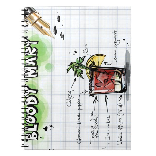 Carnet Bloody Mary (Devant)