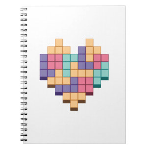 Carnet Bloquer le style du coeur du jeu