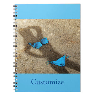 Carnet Blue Bikini Beach Sand Thunder_Cove