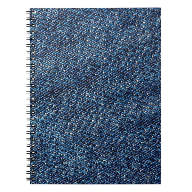 Carnet Blue denim jeans texture background. (Devant)