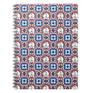 Carnet Blue Floral Westie