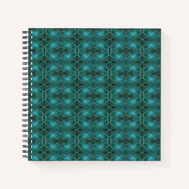 Carnet Blue Green Galaxy (Devant)