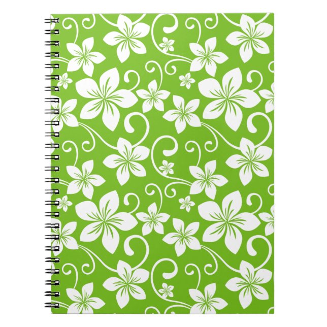 CARNET BLUE HAWAII (LIME) (Devant)