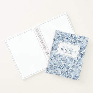 Carnet Blue Indigo Motif Vacances Location de vacances Li