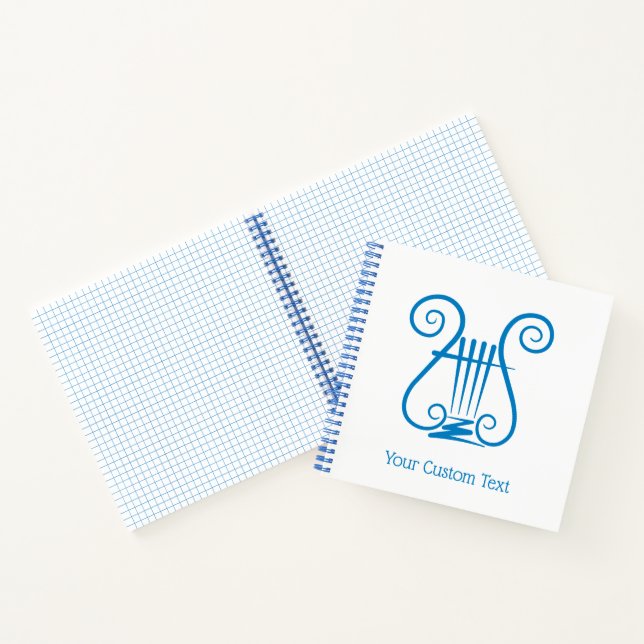 Carnet Blue Lyre (Intérieur)