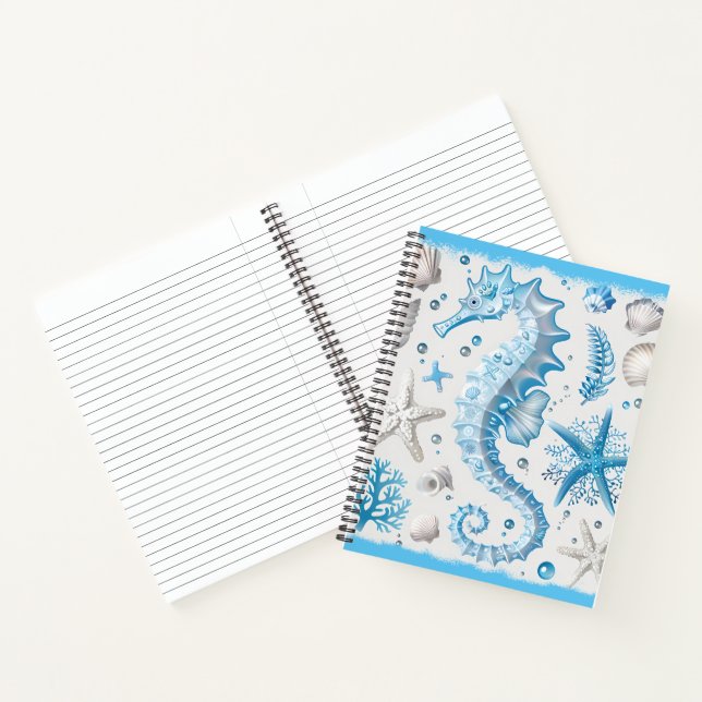 Carnet Blue Seahorse (Intérieur)