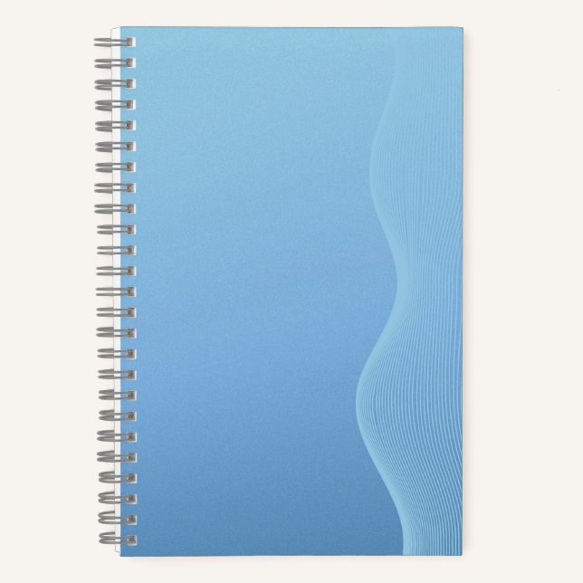 Carnet Blue Tone Notebook with Accents (Recto)