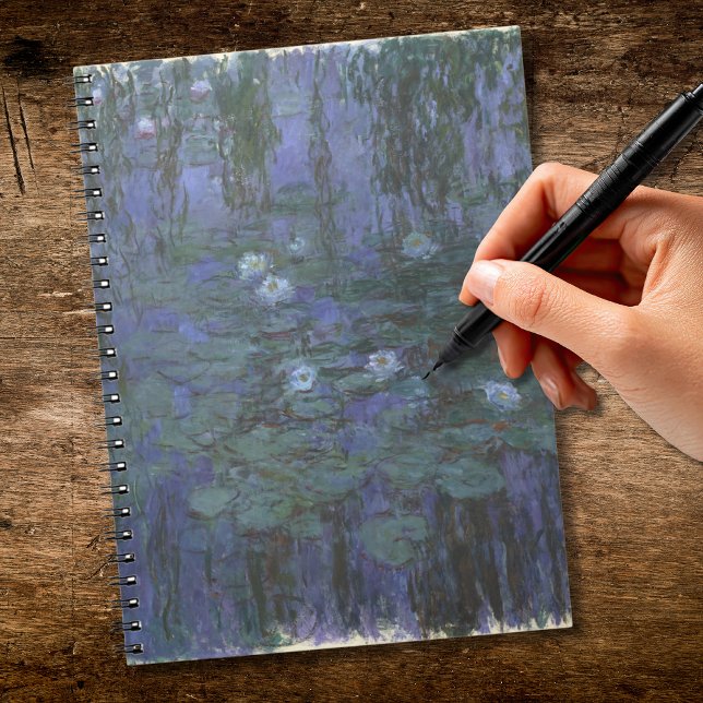 Carnet Blue Water Lilies Monet (Créateur téléchargé)