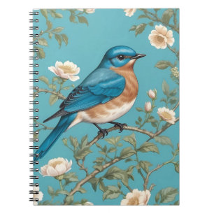 Carnet Bluebird William Morris Inspiré Turquois