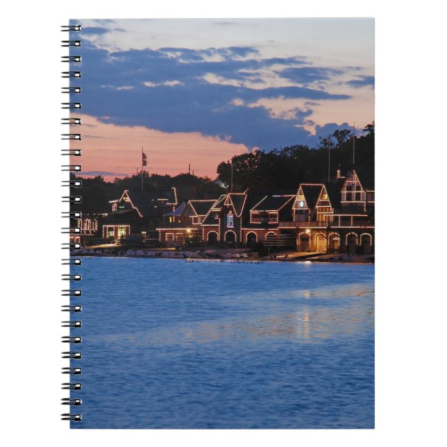 Carnet Boathouse Row dusk (Devant)