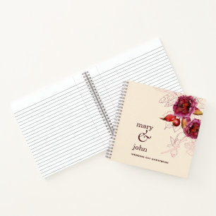 Carnet Bohème Rose de Bourgogne