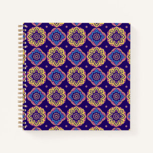 Carnet Boho coloré Chic Mandala Motif