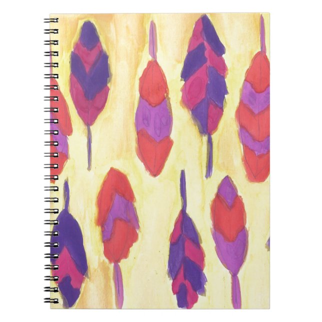 Carnet Boho Feathers (Devant)
