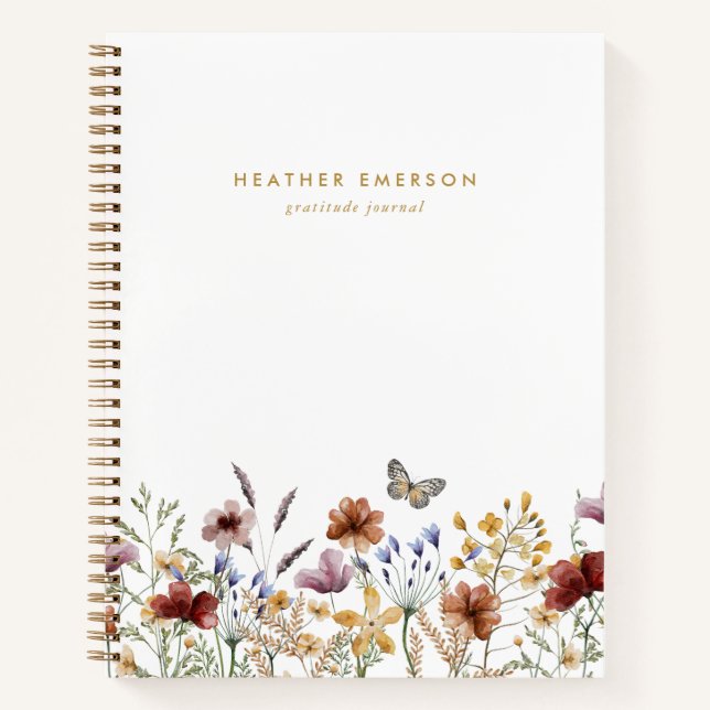 Carnet Boho Floral (Devant)
