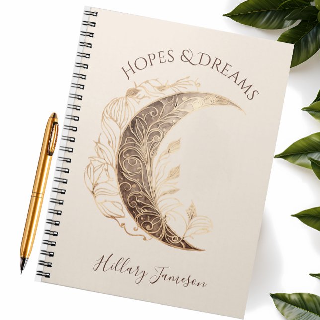Carnet BOHO Moon Hopes & Dreams Inspiration (Créateur téléchargé)