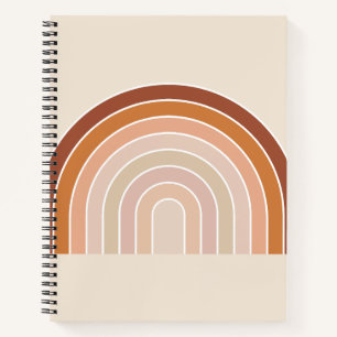 Carnet Boho Rainbow Beige Terracotta