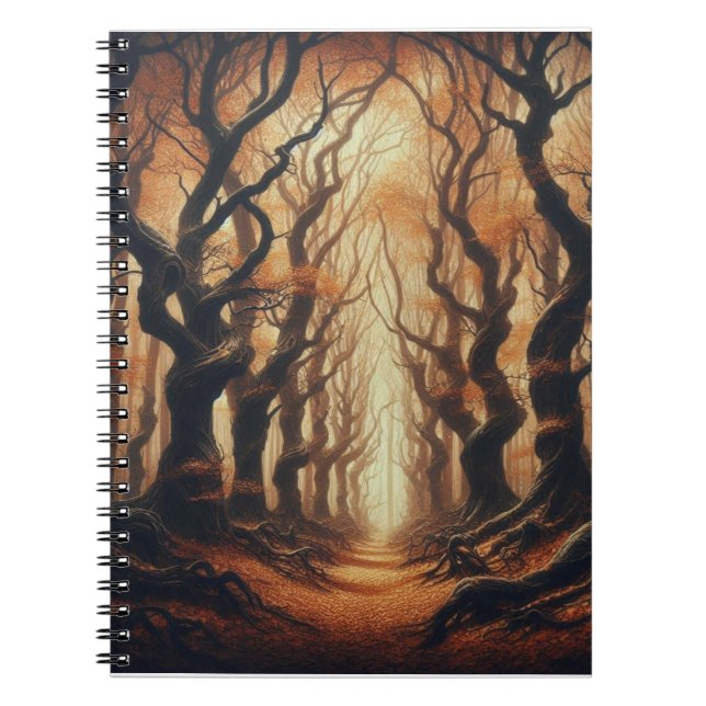 Carnet Bois d'automne gothique (Devant)