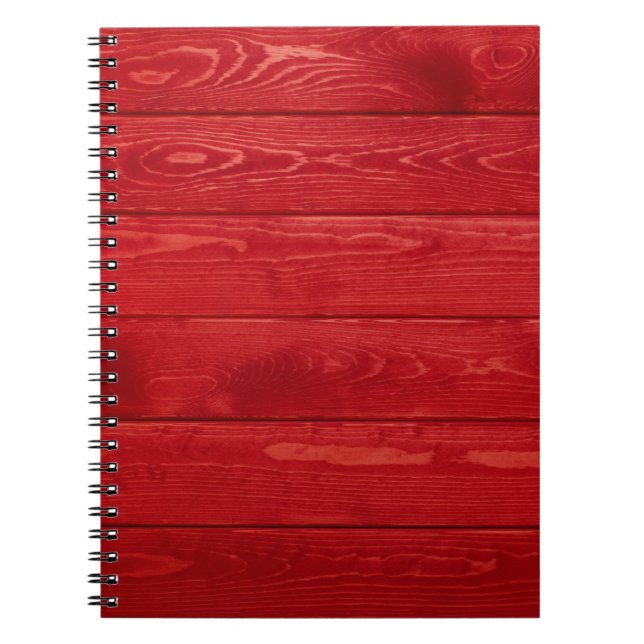 Carnet Bois de fond rouge, arrière - plan, texture, rusti (Devant)