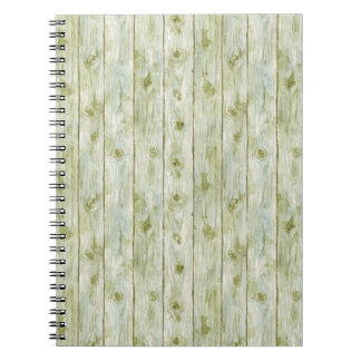 Carnet Bois Vert Faux