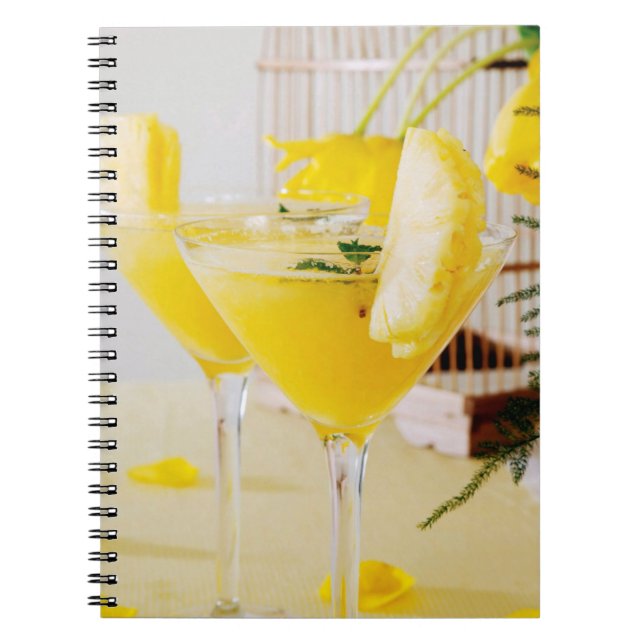 Carnet Boisson cocktail à l'ananas et au gingembre Fresca (Devant)