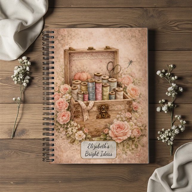 Carnet Boîte à couture vintage (Créateur téléchargé)