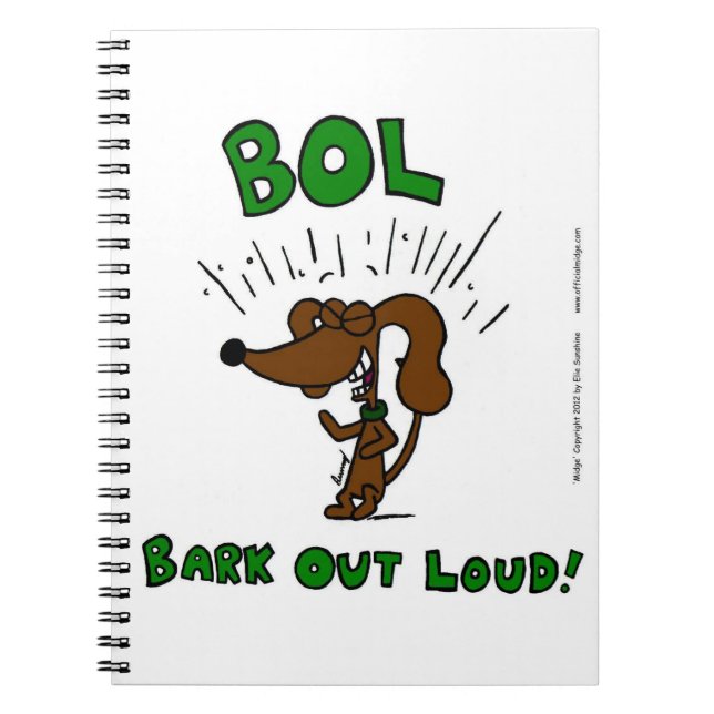 Carnet "BOL : BARRE OUT LOUD" (Devant)