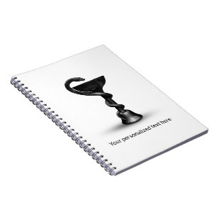 Carnet Bol Hygieia Caducée Blanc Snake Medical