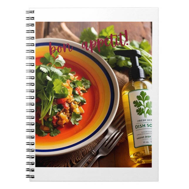 Carnet Bon Appétit – Blague de savon anti-coriandre  (Devant)