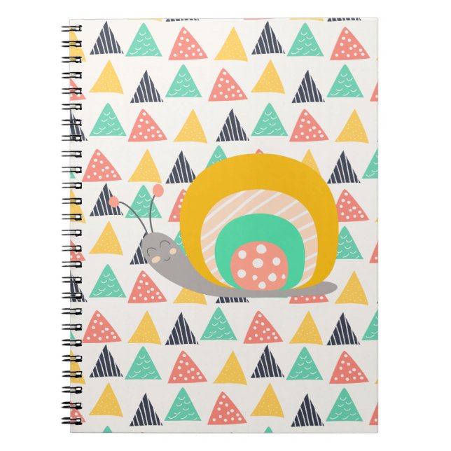 Carnet Bon escargot sur les triangles (Devant)
