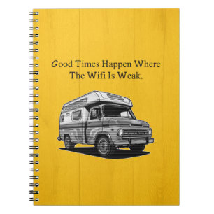 Carnet Bon Moments WiFi Faible Aventure Extérieure Déconn
