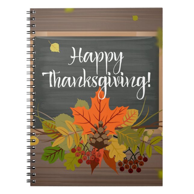 Carnet bon thanksgiving (Devant)