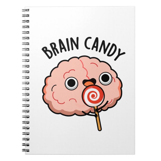 Carnet Bonbon Cerveau Blague Anatomie du Cerveau (Devant)