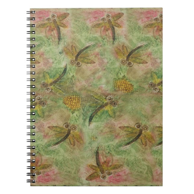 Carnet Bonbon en coton dragonfly (Devant)