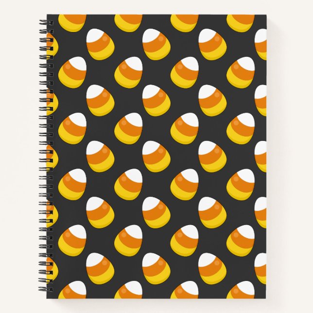 Carnet Bonbon en forme de maïs d'Halloween (Devant)