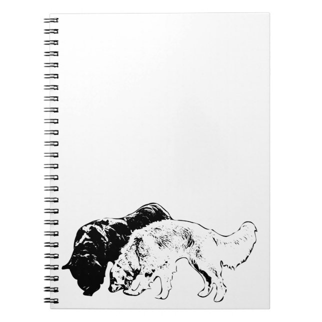 Carnet Bond calme en Silhouette (Devant)